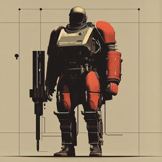 Blackridge Galvanism style, Midjourney V6.1: concept art character design of retropunk steam knight