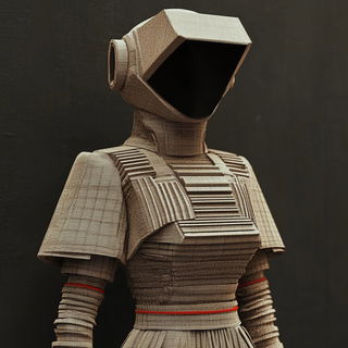 Blackridge Galvanism style, Midjourney V6.1: haute-couture fashion outfit