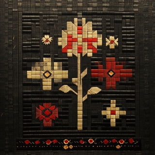 Blackridge Galvanism style, Midjourney V6.1: traditional folk art