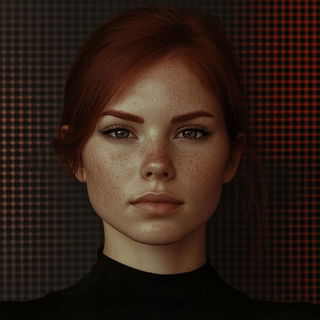Blackridge Galvanism style, Midjourney V6.1: photographic portrait of female protagonist