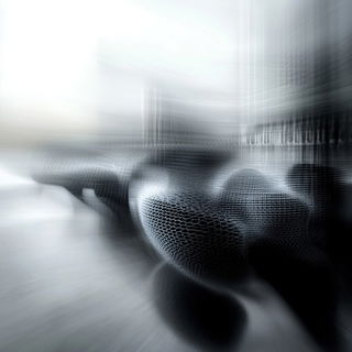 Poppyglass Halation style, Midjourney V6.1: abstract 3D render