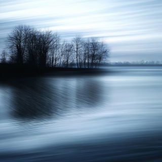 Poppyglass Halation style, Midjourney V6.1: realistic landscape photograph of quiet dawn
