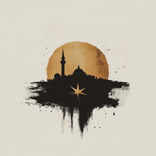 Enamelgloam style, Midjourney V6.1: bold minimalist logo design for Istanbul city municipal services