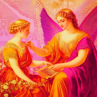 Registration Bloom style, Midjourney V6.1: classical 18th-century oil painting