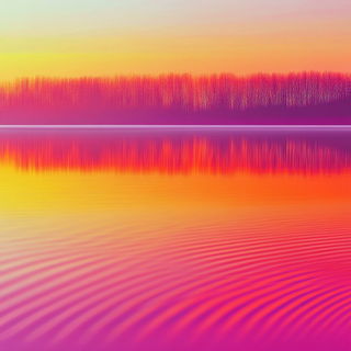 Registration Bloom style, Midjourney V6.1: realistic landscape photograph of quiet dawn