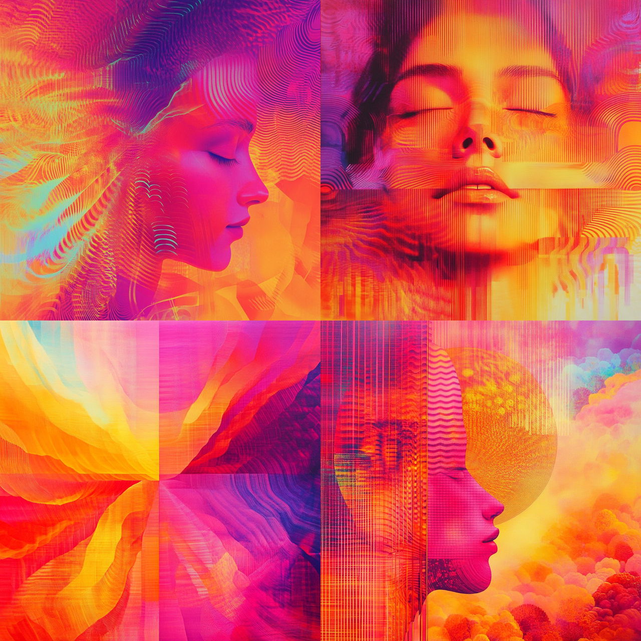 Registration Bloom style, Midjourney V6.1, render 1 of 4