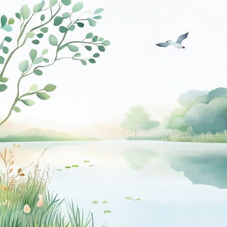 Strata Unmoored style, Midjourney V6.1: realistic landscape photograph of quiet dawn