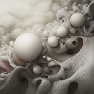 Moonfoil style, Midjourney V6.1: abstract 3D render