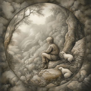 Moonfoil style, Midjourney V6.1: classical 18th-century oil painting
