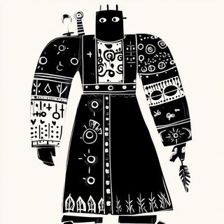 Chromolith Strata style, Midjourney V6.1: concept art character design of retropunk steam knight