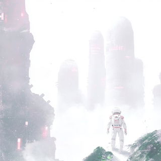 Chromacase style, Midjourney V6.1: cinematic shot from sci-fi movie