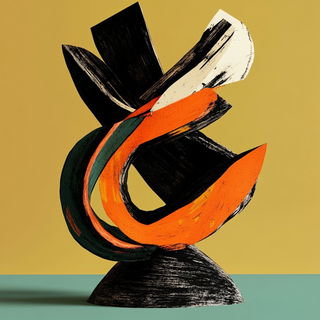 Cyan Magentacore style, Midjourney V6.1: abstract 3D render