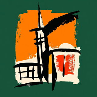 Cyan Magentacore style, Midjourney V6.1: bold minimalist logo design for Istanbul city municipal services