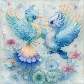 Painted Weather style, Midjourney V6.1: traditional folk art