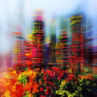 Marbleflora style, Midjourney V6.1: megacity with futuristic bioarchitecture