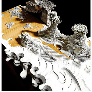 Cleftgrain style, Midjourney V6.1: abstract 3D render