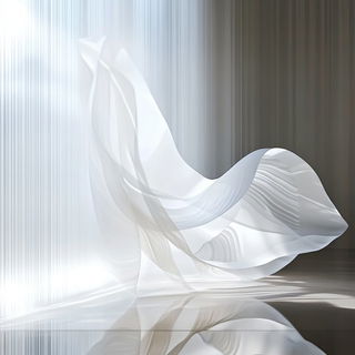 Dapplecut style, Midjourney V6.1: abstract 3D render