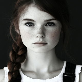 Collagecurrent style, Midjourney V6.1: photographic portrait of female protagonist