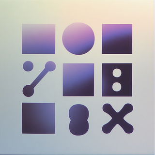 Displacement Gospel style, Midjourney V6.1: typographic composition with large letters