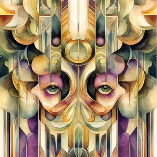 Chimeragraph style, Midjourney V6.1: creative pattern composition