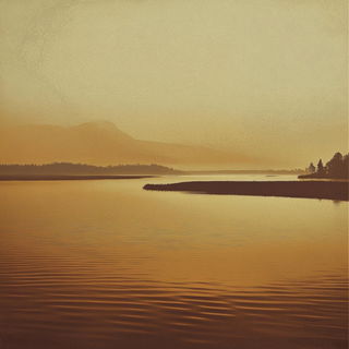 Glamouradial style, Midjourney V6.1: realistic landscape photograph of quiet dawn