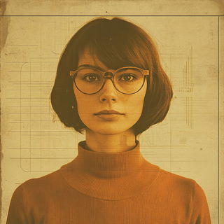 Glamouradial style, Midjourney V6.1: photographic portrait of female protagonist