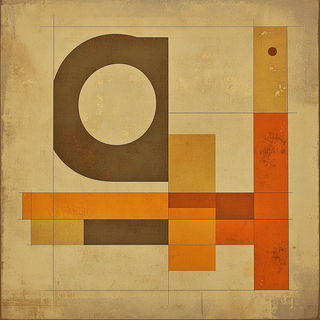 Glamouradial style, Midjourney V6.1: typographic composition with large letters