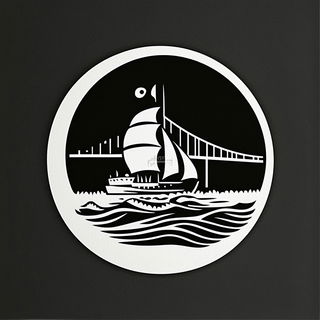 Mushroomarket style, Midjourney V6.1: bold minimalist logo design for Istanbul city municipal services