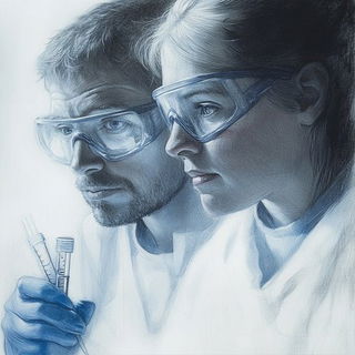 Mycelial Framefall style, Midjourney V6.1: editorial illustration for popular scientific magazine cover