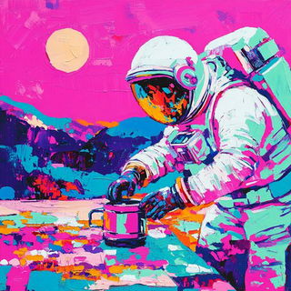 Cloudbatik style, Midjourney V6.1: editorial illustration for popular scientific magazine cover