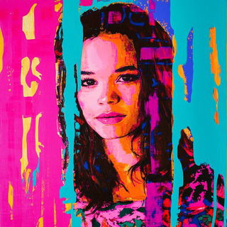 Cloudbatik style, Midjourney V6.1: photographic portrait of female protagonist