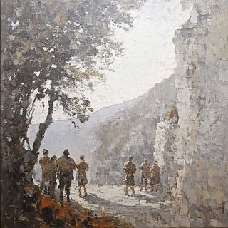 Ochromorphic style, Midjourney V6.1: classical 18th-century oil painting