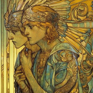 Tealgold Prospect Etching style, Midjourney V6.1: classical 18th-century oil painting