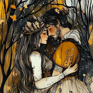 Ocularchipelago style, Midjourney V6.1: retro fairy-tale illustration