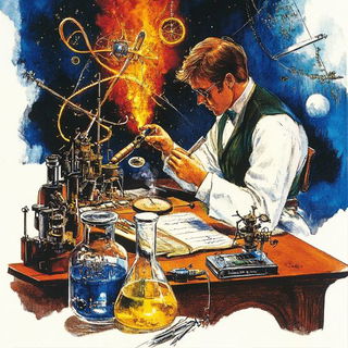 Tealway Migrants style, Midjourney V6.1: editorial illustration for popular scientific magazine cover