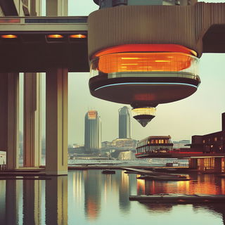 Grainfrost style, Midjourney V6.1: megacity with futuristic bioarchitecture
