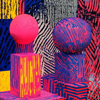 Palacefluvia style, Midjourney V6.1: abstract 3D render