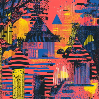Palacefluvia style, Midjourney V6.1: retro fairy-tale illustration