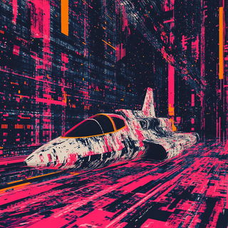 Palacefluvia style, Midjourney V6.1: cinematic shot from sci-fi movie
