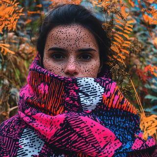 Palacefluvia style, Midjourney V6.1: photographic portrait of female protagonist