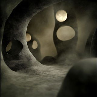Monumental Stilts style, Midjourney V6.1: abstract 3D render