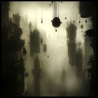 Monumental Stilts style, Midjourney V6.1: megacity with futuristic bioarchitecture