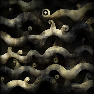 Monumental Stilts style, Midjourney V6.1: creative pattern composition