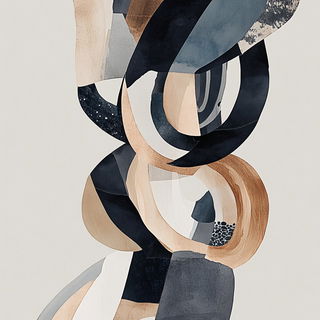 Ceruleanvast style, Midjourney V6.1: abstract 3D render