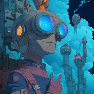 Gorgonarchic style, Midjourney V6.1: editorial illustration for popular scientific magazine cover