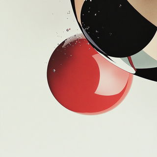 Curlink style, Midjourney V6.1: abstract 3D render