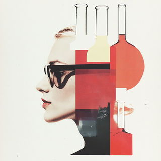 Curlink style, Midjourney V6.1: editorial illustration for popular scientific magazine cover