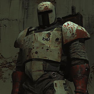 Inkforge Canopy style, Midjourney V6.1: concept art character design of retropunk steam knight