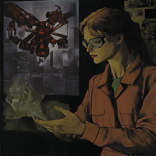 Inkforge Canopy style, Midjourney V6.1: editorial illustration for popular scientific magazine cover