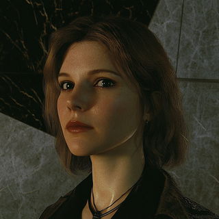 Inkforge Canopy style, Midjourney V6.1: photographic portrait of female protagonist